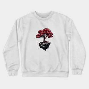 Single Cherry Tree | Japanese Classic Art Crewneck Sweatshirt